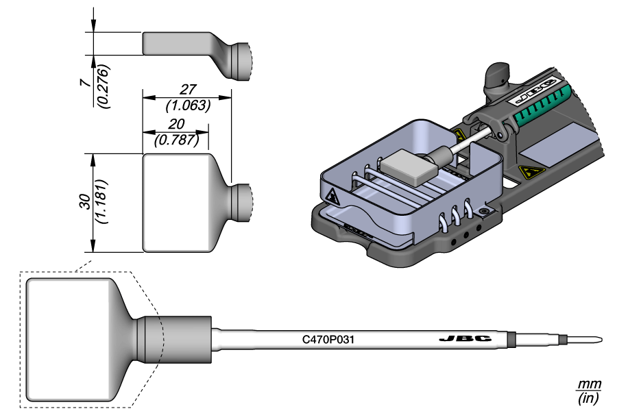 C470P031 - Hot Plate Cartridge